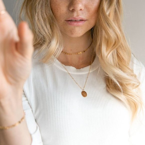 Gemini Bohemian Zodiac Astrology Charm Necklace - Picture 4 of 14